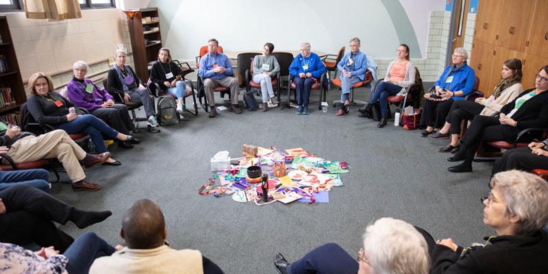 Precious Blood Ministry of Reconciliation is an example of mission in Chicago that offers Catholic leaders training in restorative justice through peacemaking circles to use in a variety of settings. (Octavio Duran/U.S.)