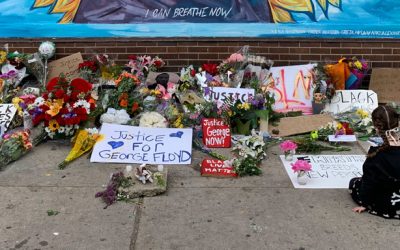 Honoring George Floyd on 38th & Chicago