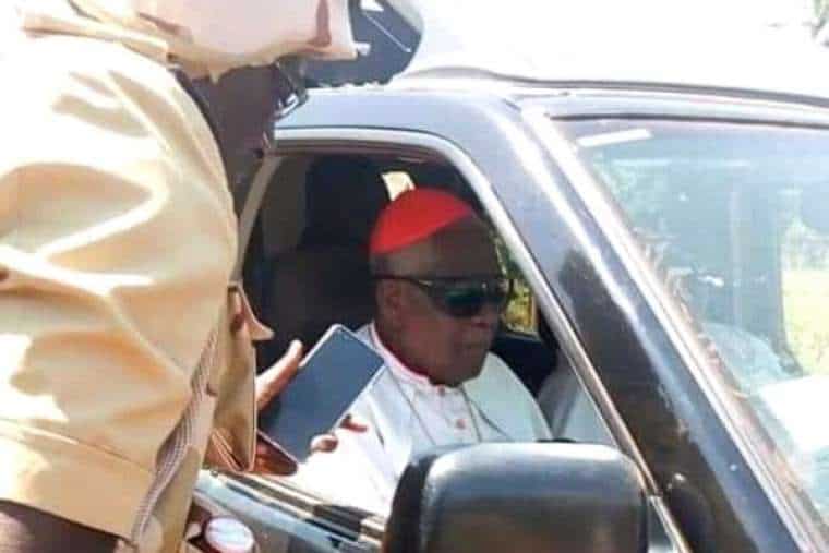 Christian Cardinal Tumi, pictured after his liberation on November 6, 2020. Credit: Kumbo Diocese in Cameroon.