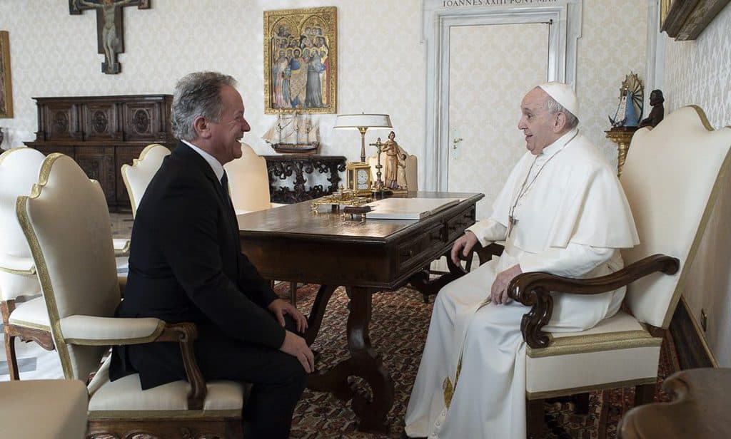 Pope Meets with Head of World Food Program