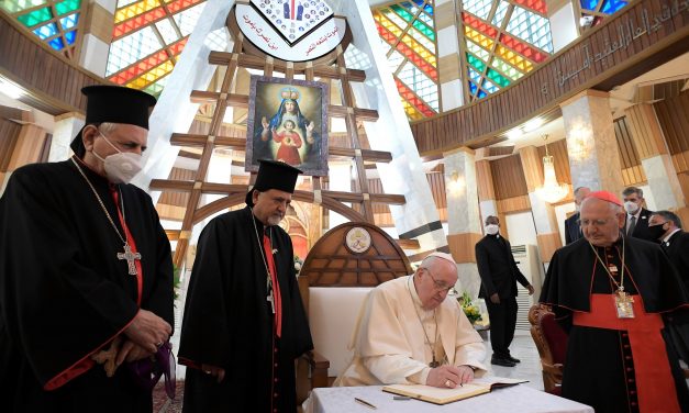 Pope Honors Cathedral Martyrs on First Day of Iraq Trip