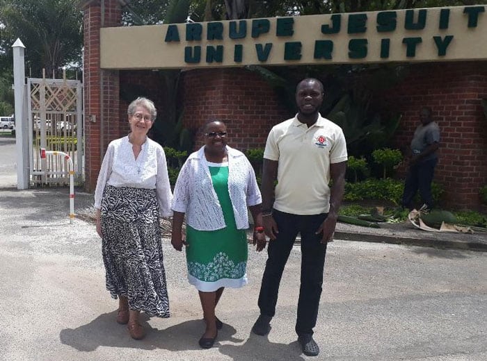 Maryknoll Sister Janice McLaughlin is seen at Arrupe Jesuit University in Harare, Zimbabwe, in this undated photo. Sister McLaughlin, who ministered in Africa for over 40 years, died March 7, 2021, in New York at age 79. She also was a former president of her religious community. (CNS photo/Tawanda Karombo, Global Sisters Report)