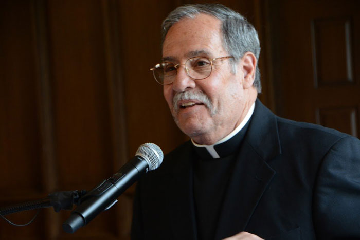 Msgr. Salvatore A. Criscuolo is seen in this undated photo. The retired priest was former pastor of St. Patrick Church in Washington and has been a chaplain to the Metropolitan Police Department for 36 years. (CNS photo/courtesy Metropolitan Police Department)