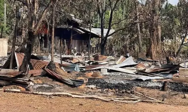 Myanmar Catholic Village Set on Fire