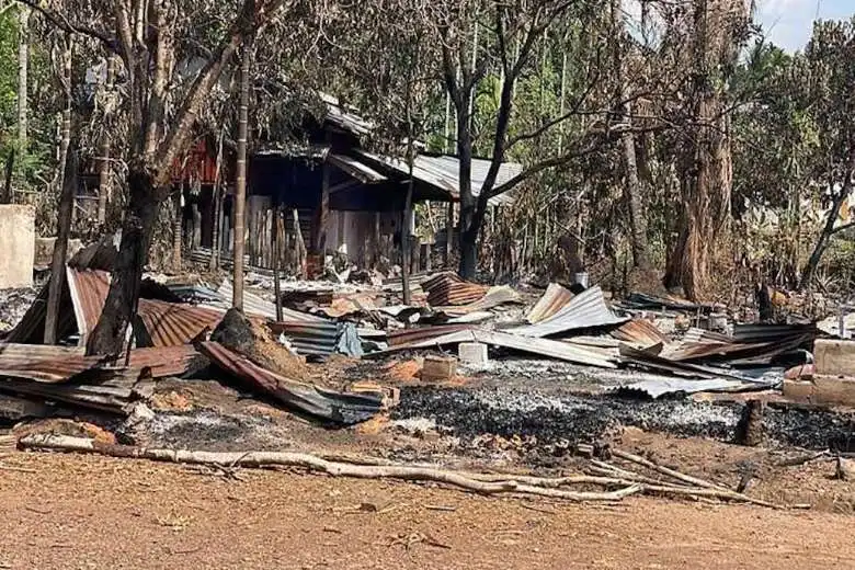 Myanmar Catholic Village Set on Fire