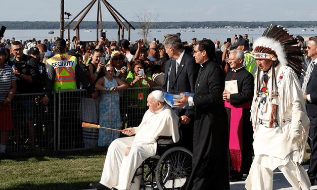 Pope Joins Pilgrims at Healing Lake
