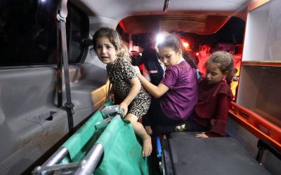 Hundreds Killed in Gaza Hospital Air Strike
