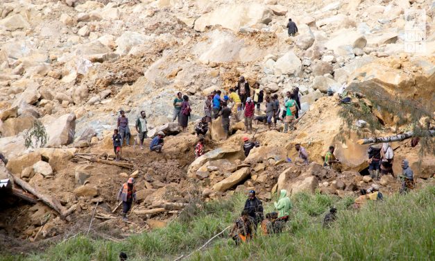 Caritas Helps Landslide Victims in Papua New Guinea
