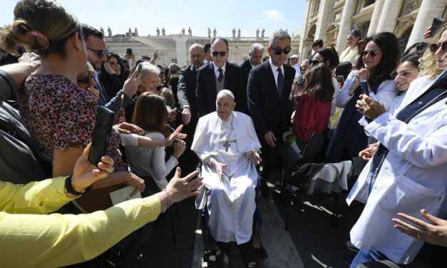Pope Surprises Pilgrims during Jubilee of the Sick