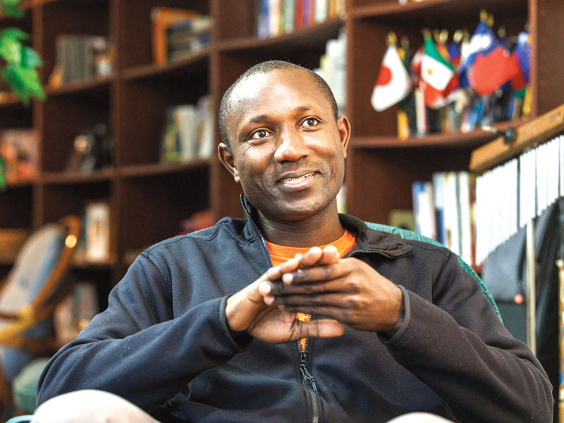 Deacon Okok, along with Deacon Sim, earned a degree at Catholic Theological Union in Chicago, where Maryknoll seminarians study theology, mission and pastoral ministry. (Octavio Durán/U.S.)