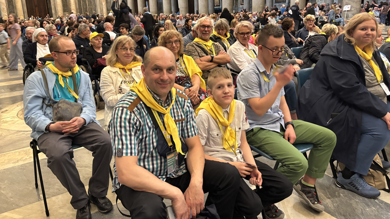 People with Disabilities Rejoice with Caregivers during Rome Jubilee Mass