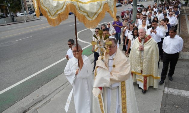 ICE Presence Casts Shadow Over National Eucharistic Pilgrimage in LA