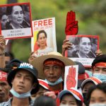 Supporters of Ailing Myanmar Leader Call for Her Release