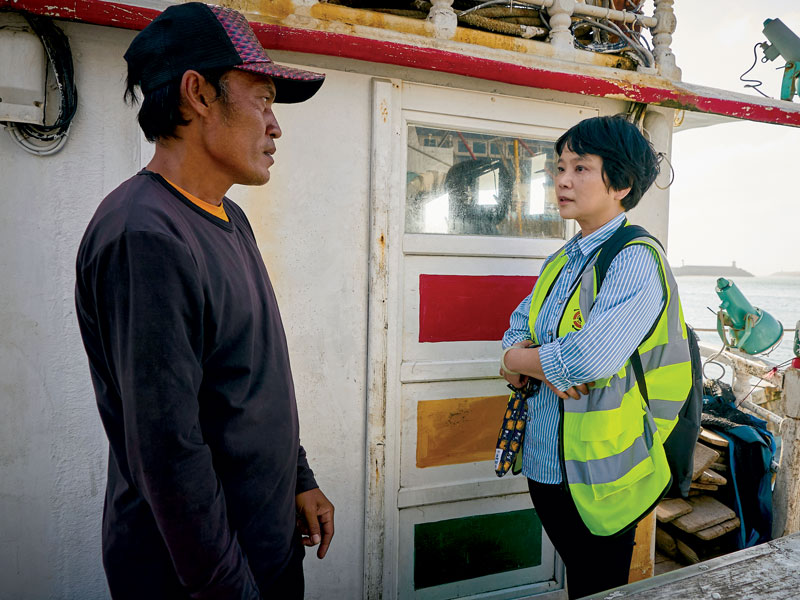 Cecilia Huang, coordinator of Stella Maris ministry in Taichung since 2012, says that listening to the concerns of migrant fishers is essential to the mission she shares with Father Joy. (Paul Jeffrey/Taiwan)