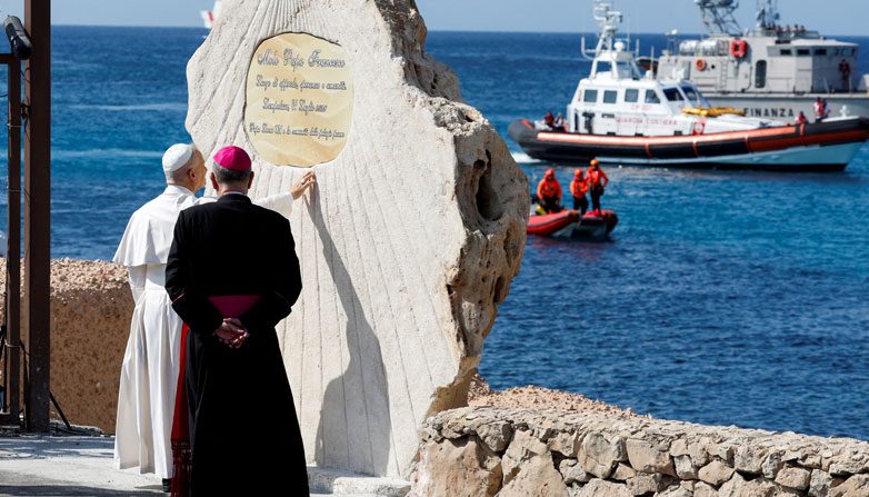 On July 4, Pope Honors Migrants in Lampedusa