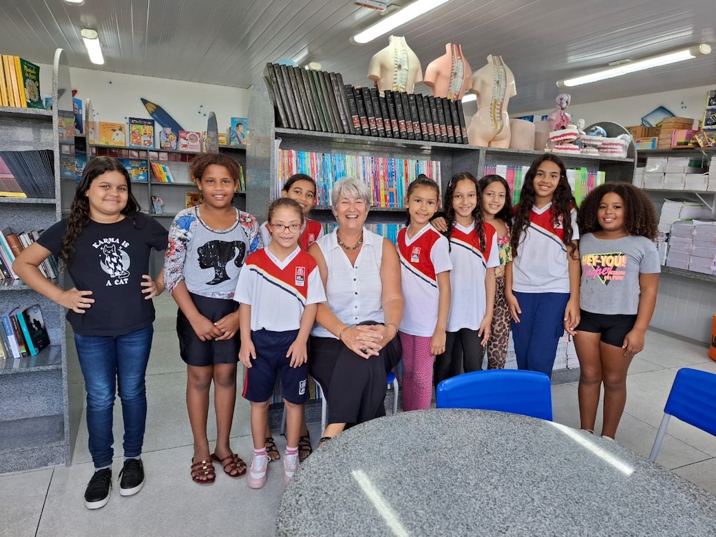 Bond, who has served in Brazil for more than three decades, practices Maryknoll Lay Missioners’ commitment to nonviolence as she and her husband teach peace. (Courtesy of Kathleen Bond/Brazil)